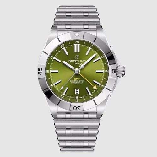 [BREITLING] 브라이틀링 크로노맷 오토매틱 GMT 40MM 시계 야니스 아데토쿤보 A32398A11L1A1