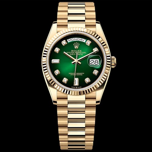 [Rolex] 롤렉스 Day-Date 36 오이스터, 36mm, 옐로우 골드  레퍼런스 128238