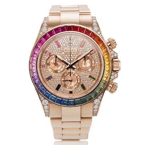 [ROLEX] 롤렉스 데이토나 40MM 오토매틱 시계 116595 Rainbow