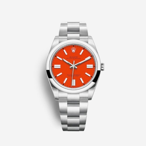 [Rolex] 롤렉스 오이스터 퍼페추얼 오토매틱 41mm 코랄레드오이스터 124300