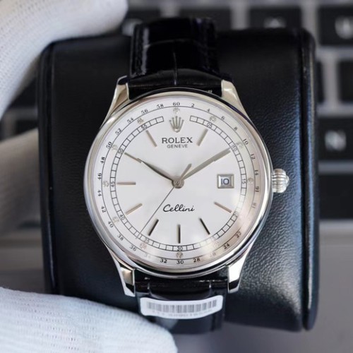 [Rolex] 롤렉스 첼리니 다이얼 레더 시계 21112738