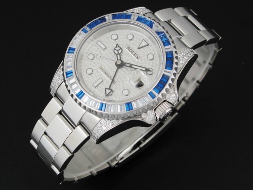 Rolex GMT Master II Diamond Bezel-15