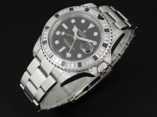 Rolex GMT Master II Diamond Bezel-13