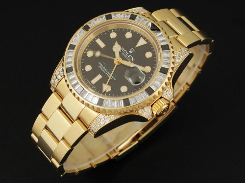 Rolex GMT Master II Diamond Bezel-12