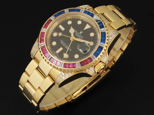 Rolex GMT Master II Diamond Bezel-11