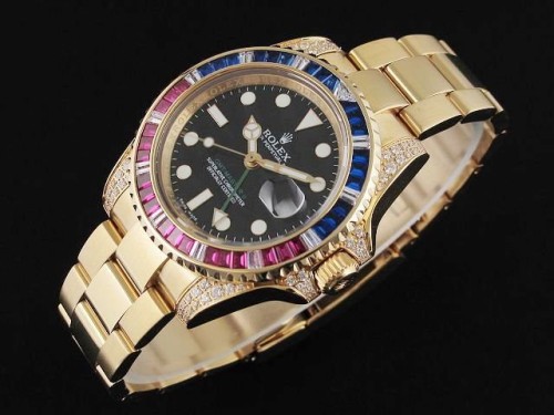 Rolex GMT Master II Diamond Bezel-09