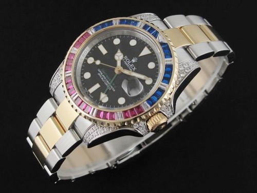 Rolex GMT Master II Diamond Bezel-07