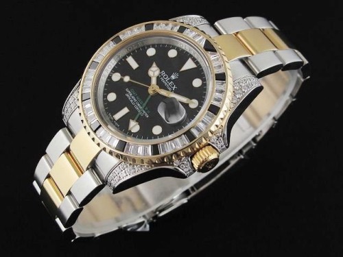 Rolex GMT Master II Diamond Bezel-06