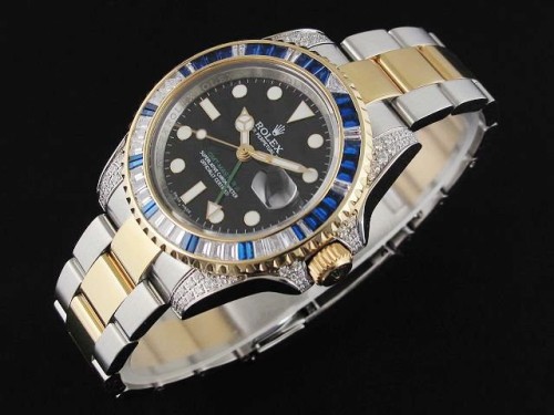 Rolex GMT Master II Diamond Bezel-05