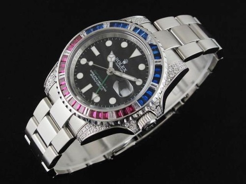Rolex GMT Master II Diamond Bezel-02