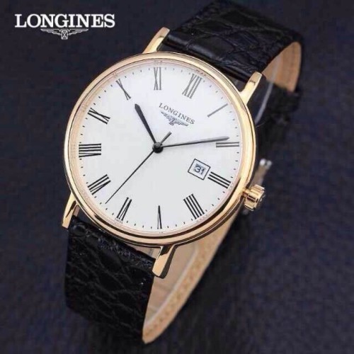 LONGINES (custom급 남성용 Swiss eta Automatic Movment,Sapphire Glass,Italy Leather Band)