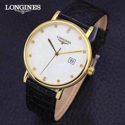 LONGINES (custom급 남성용 Swiss eta Automatic Movment,Sapphire Glass,Italy Leather Band)