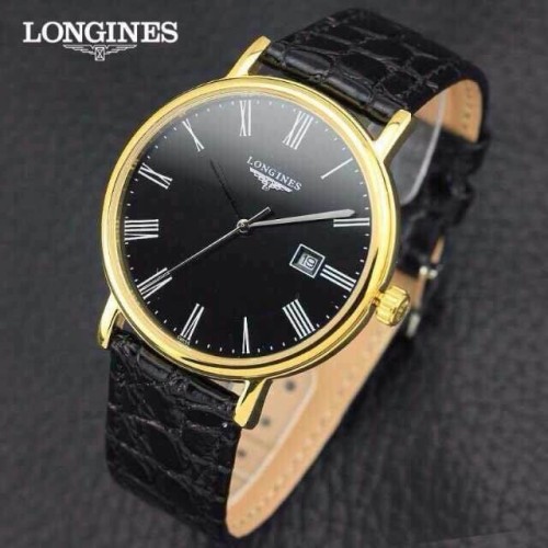 LONGINES (custom급 남성용 Swiss eta Automatic Movment,Sapphire Glass,Italy Leather Band)