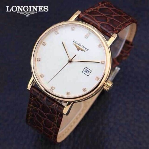 LONGINES (custom급 남성용 Swiss eta Automatic Movment,Sapphire Glass,Italy Leather Band)