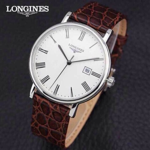 LONGINES (custom급 남성용 Swiss eta Automatic Movment,Sapphire Glass,Italy Leather Band)