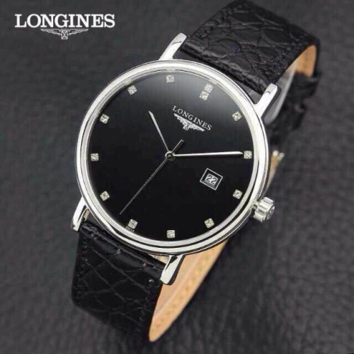 LONGINES (custom급 남성용 Swiss eta Automatic Movment,Sapphire Glass,Italy Leather Band)