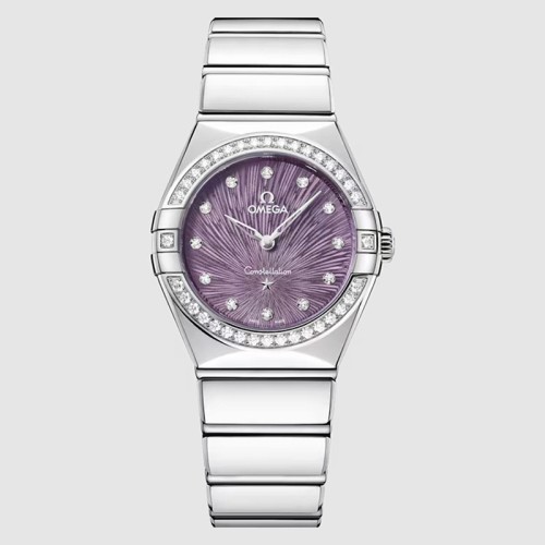 [OMEGA] 오메가 컨스텔레이션 여성 셀렉션 28MM 쿼츠 시계 131.15.28.60.60.001