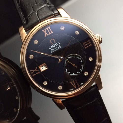 OMEGA (custom급 남성용 Swiss eta Automatic Movment,Sapphire Glass,Italy Leather Band)