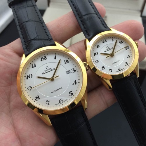 OMEGA (custom급 커플용 Swiss eta Automatic Movment,Sapphire Glass,Stainless Steel Band)