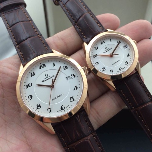 OMEGA (custom급 커플용 Swiss eta Automatic Movment,Sapphire Glass,Stainless Steel Band)