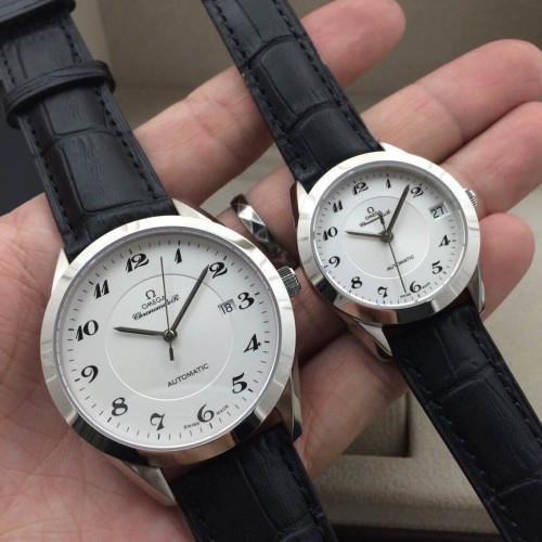 OMEGA (custom급 커플용 Swiss eta Automatic Movment,Sapphire Glass,Stainless Steel Band)