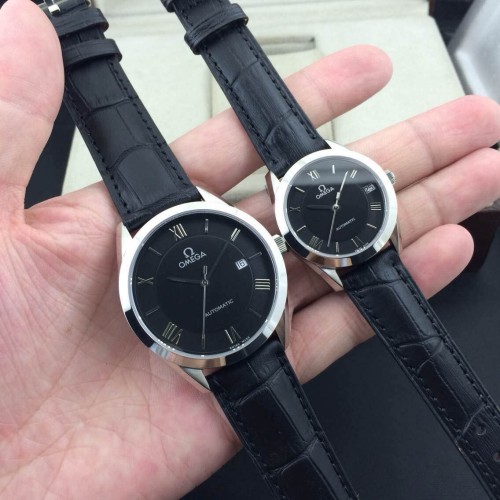 OMEGA (custom급 커플용 Swiss eta Automatic Movment,Sapphire Glass,Stainless Steel Band)