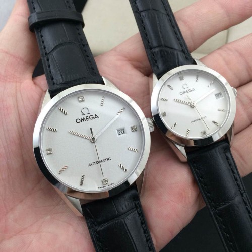 OMEGA (custom급 커플용 Swiss eta Automatic Movment,Sapphire Glass,Stainless Steel Band)