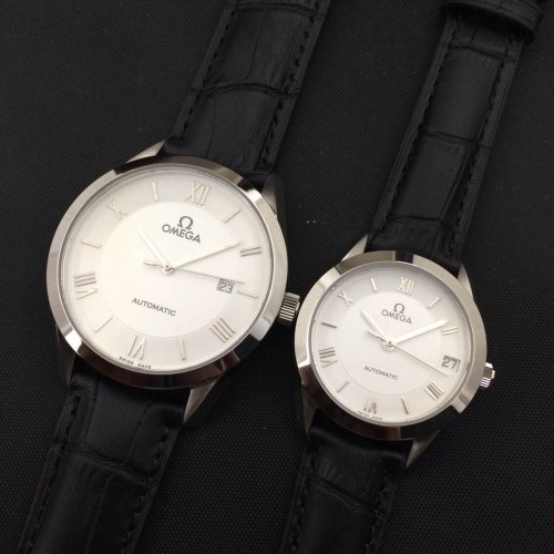 OMEGA (custom급 커플용 Swiss eta Automatic Movment,Sapphire Glass,Stainless Steel Band)