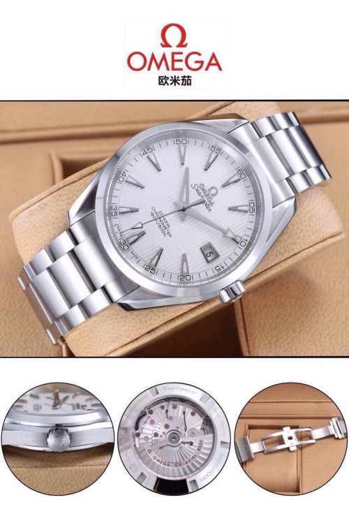 OMEGA (custom급 남성용 Swiss eta Automatic Movment,Sapphire Glass,Stainless Steel Band)