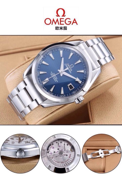 OMEGA (custom급 남성용 Swiss eta Automatic Movment,Sapphire Glass,Stainless Steel Band)