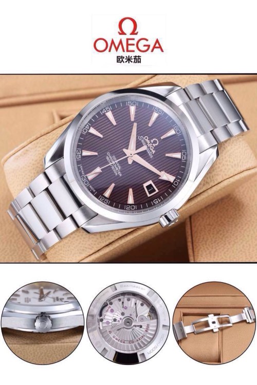 OMEGA (custom급 남성용 Swiss eta Automatic Movment,Sapphire Glass,Stainless Steel Band)