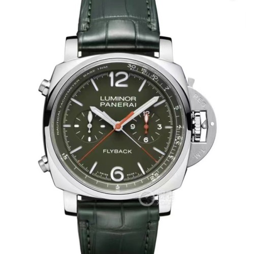 [LUMINOR PANERAI] 루미노르 파네라이 Chrono Flyback Verde Militare PAM01296