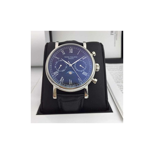 [Patek Philippe] (custom급 남성용 Swiss eta Automatic Movment,Sapphire Glass,Italy Leather Band)