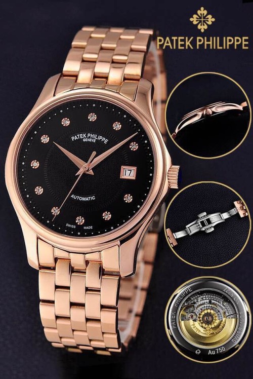 PATEK PHILIPPE (custom급 남성용 Swiss eta Automatic Movment,Sapphire Glass,Stainless Steel Band)