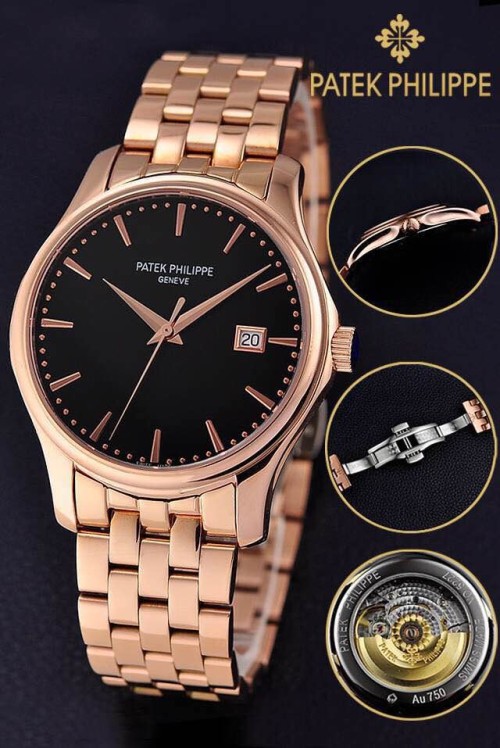 PATEK PHILIPPE (custom급 남성용 Swiss eta Automatic Movment,Sapphire Glass,Stainless Steel Band)