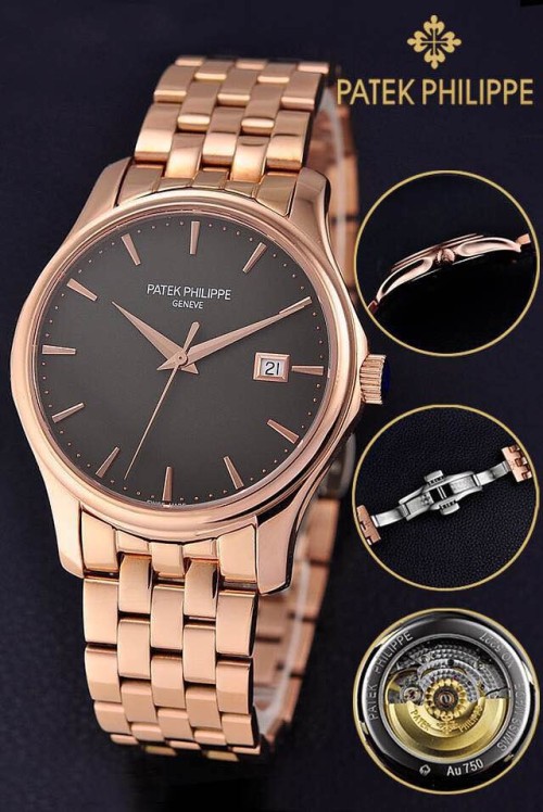 PATEK PHILIPPE (custom급 남성용 Swiss eta Automatic Movment,Sapphire Glass,Stainless Steel Band)