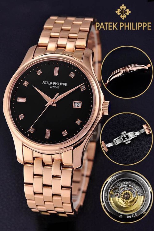 PATEK PHILIPPE (custom급 남성용 Swiss eta Automatic Movment,Sapphire Glass,Stainless Steel Band)