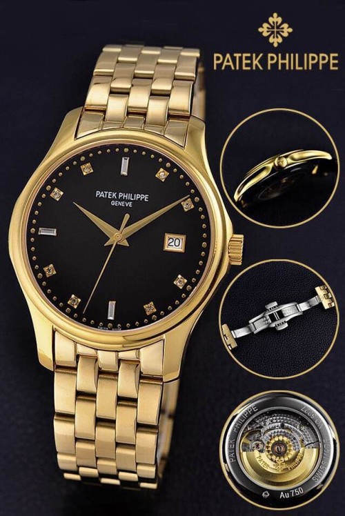 PATEK PHILIPPE (custom급 남성용 Swiss eta Automatic Movment,Sapphire Glass,Stainless Steel Band)