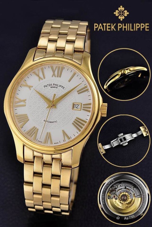 PATEK PHILIPPE (custom급 남성용 Swiss eta Automatic Movment,Sapphire Glass,Stainless Steel Band)