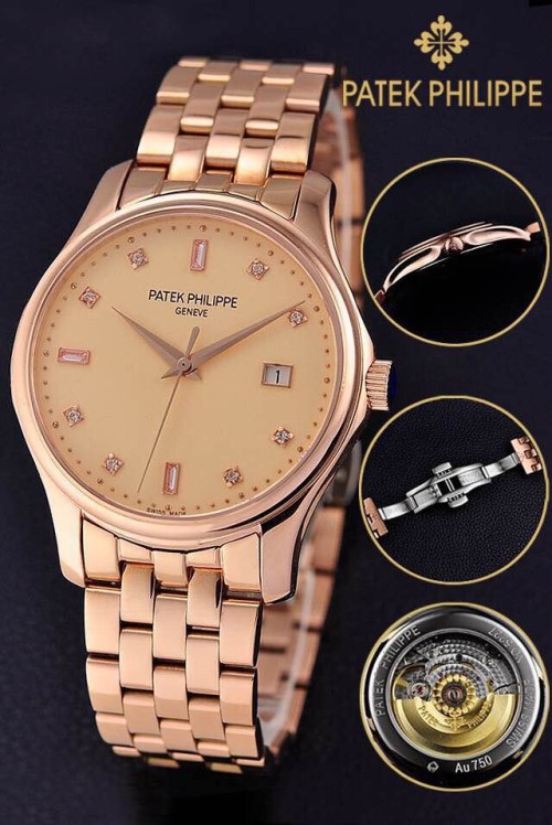 PATEK PHILIPPE (custom급 남성용 Swiss eta Automatic Movment,Sapphire Glass,Stainless Steel Band)