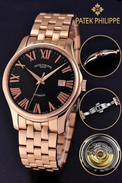 PATEK PHILIPPE (custom급 남성용 Swiss eta Automatic Movment,Sapphire Glass,Stainless Steel Band)