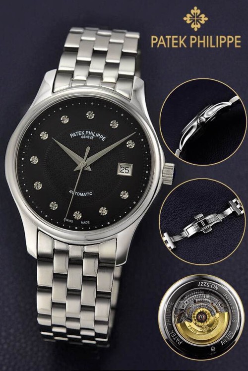 PATEK PHILIPPE(custom급 남성용 Swiss eta Automatic Movment,Sapphire Glass,Italy Leather Band)