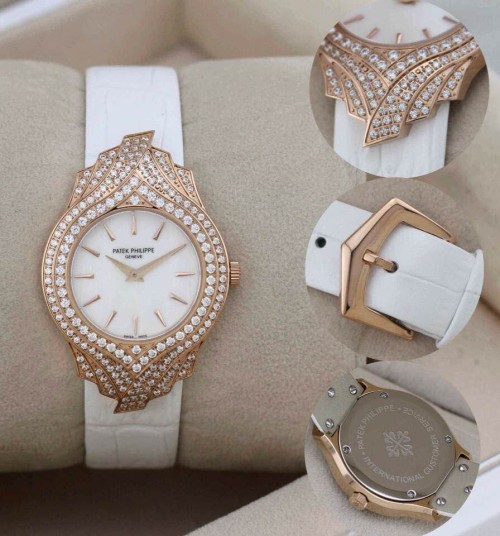 PATEK PHILIPPE(custom급 여성용 Swiss eta Quarts Movment,Sapphire Glass,Italy Leather Band)