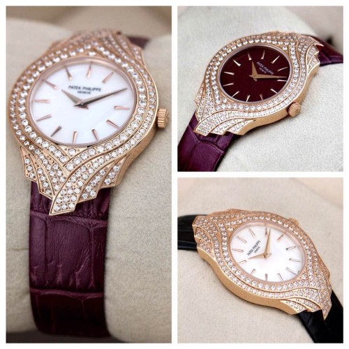PATEK PHILIPPE(custom급 여성용 Swiss eta Quarts Movment,Sapphire Glass,Italy Leather Band)