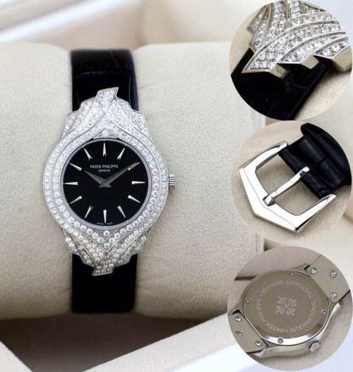 PATEK PHILIPPE(custom급 여성용 Swiss eta Quarts Movment,Sapphire Glass,Italy Leather Band)
