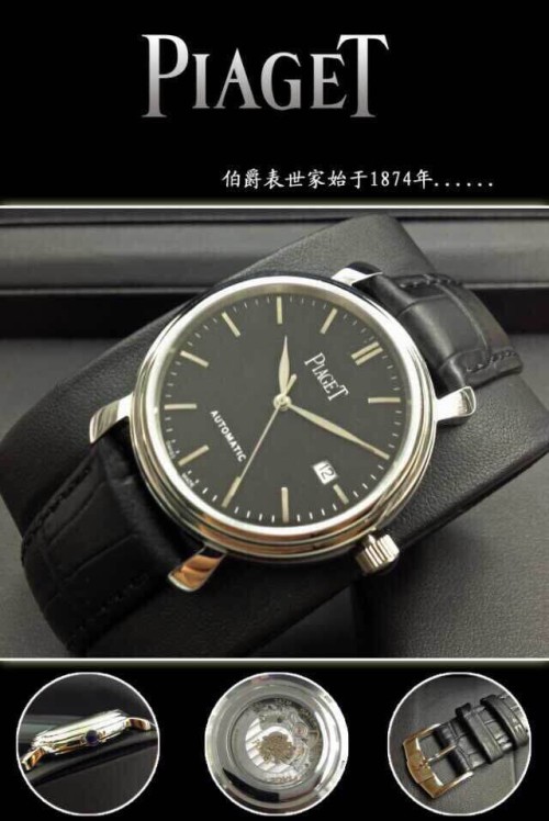 PIAGET (custom급 남성용 Swiss eta Automatic Movment,Sapphire Glass,Italy Leather Band)
