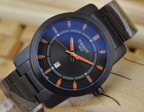 TISSOT (custom급 남성용 Swiss eta Automatic Movment,Sapphire Glass,Stainless Steel Band)