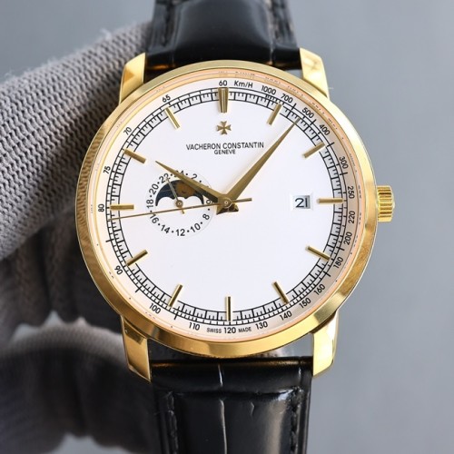 [VACHERON CONSTANTIN] 바쉐론 콘스탄틴 문페이지 오토매틱 와치 22112730