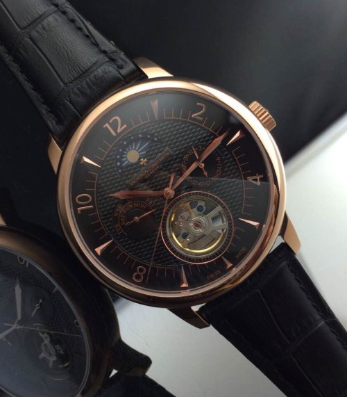 VACHERONCONSTANTIN (custom급 남성용 Swiss eta Automatic Movment,Sapphire Glass,Italy Leather Band)