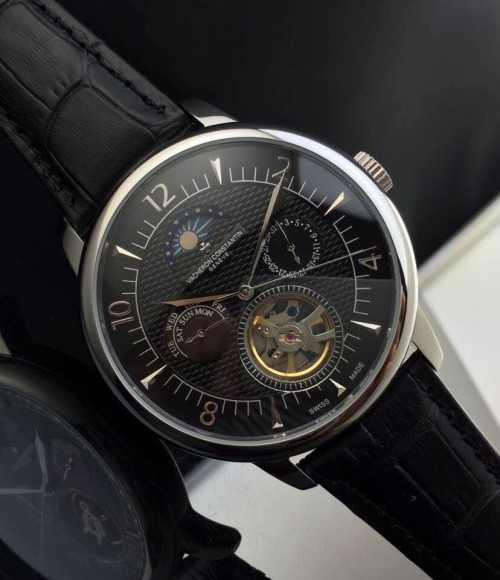 VACHERONCONSTANTIN (custom급 남성용 Swiss eta Automatic Movment,Sapphire Glass,Italy Leather Band)